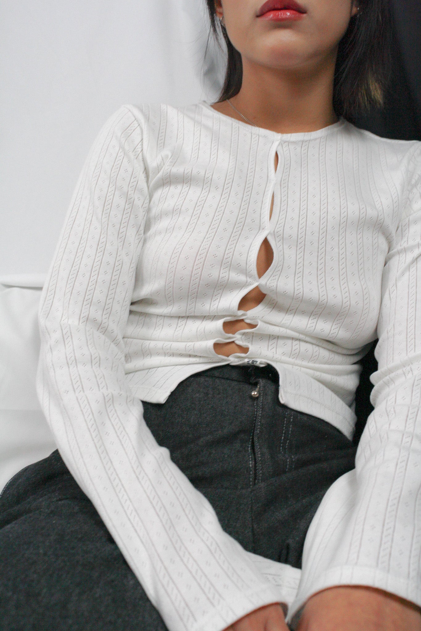 The Soft Slit Top