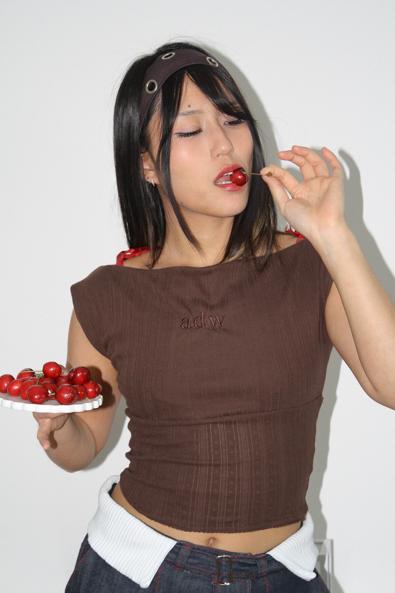 The Cherry Thread Top